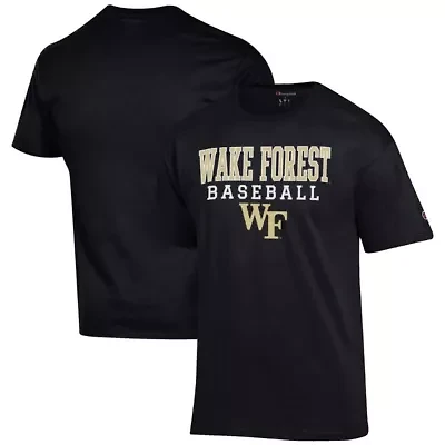 NCAA Wake Forest Demon Deacons Baseball Stack T-Shirt