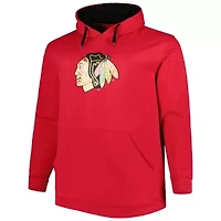 NHL Chicago Blackhawks Big & Tall Fleece Pullover Hoodie