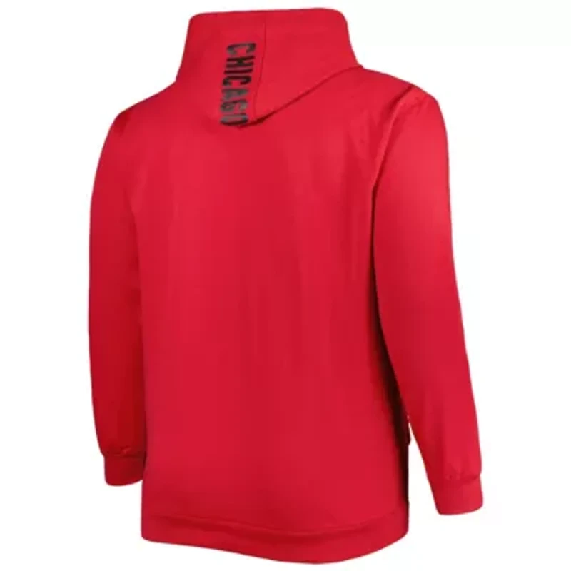 NHL Chicago Blackhawks Big & Tall Fleece Pullover Hoodie