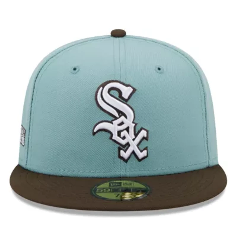 Chicago White Sox MLB Light Blue/Brown 2005 World Series Beach Kiss 59FIFTY Fitted Hat