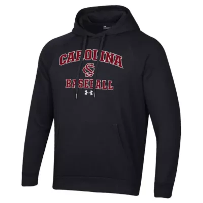 NCAA Under Armour South Carolina Gamecocks Baseball All Day Arch Fleece Pullover Hoodie