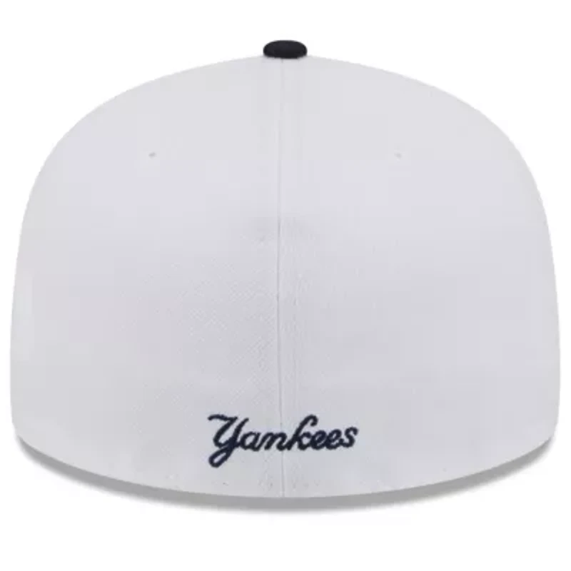 MLB White/Navy New York Yankees State 59FIFTY Fitted Hat