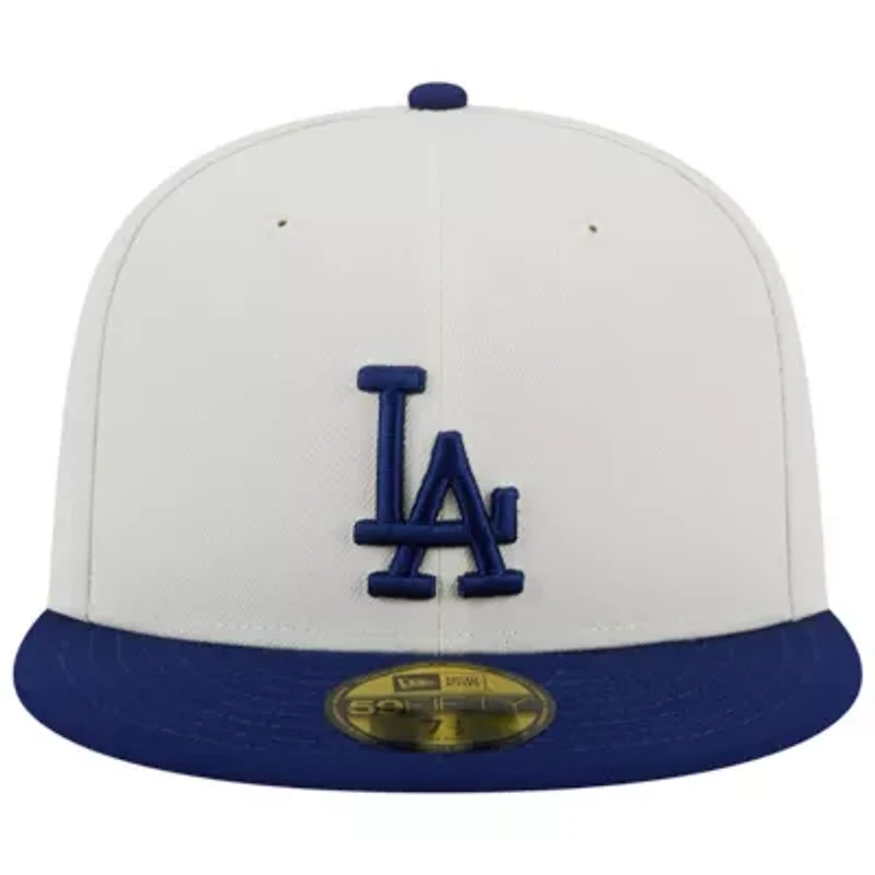 MLB Stone/Royal Los Angeles Dodgers Retro 59FIFTY Fitted Hat