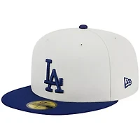 MLB Stone/Royal Los Angeles Dodgers Retro 59FIFTY Fitted Hat