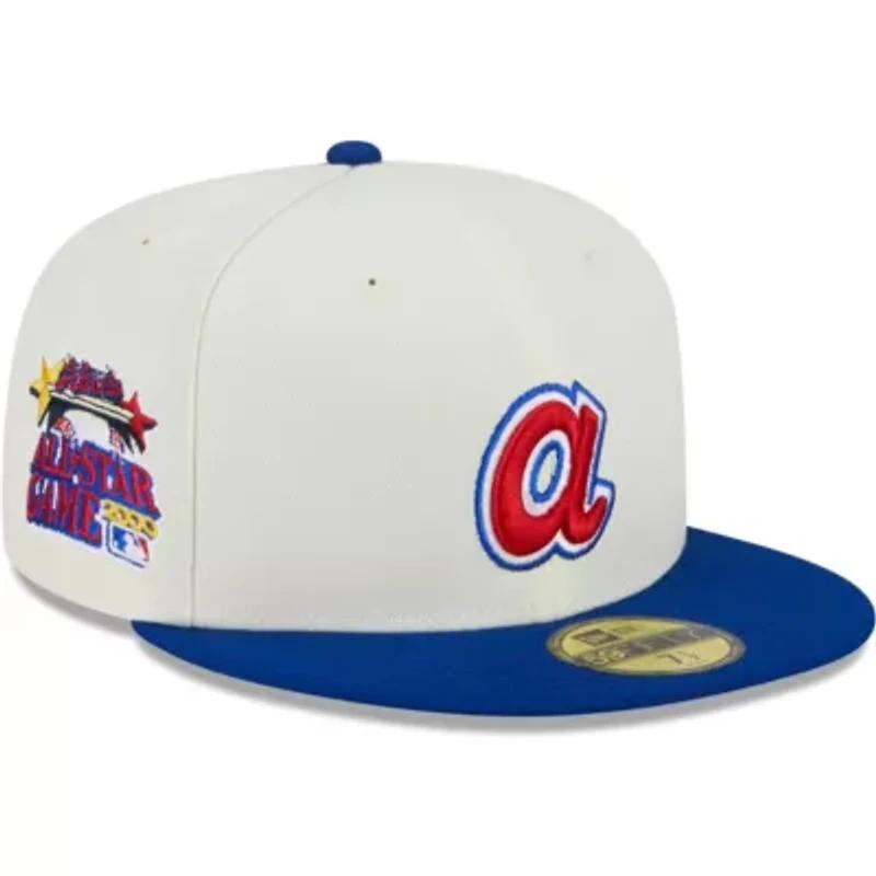 MLB Stone/Royal Atlanta Braves Retro 59FIFTY Fitted Hat