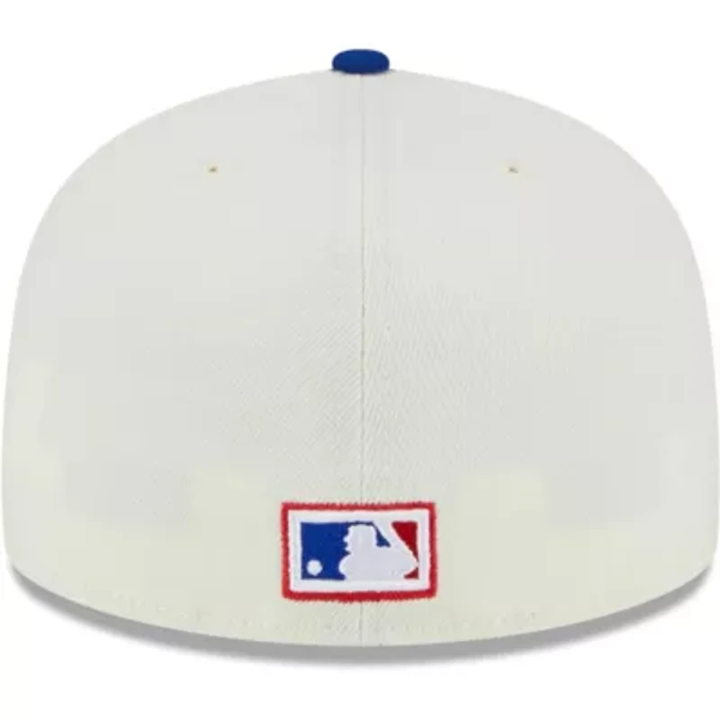 MLB Stone/Royal Atlanta Braves Retro 59FIFTY Fitted Hat