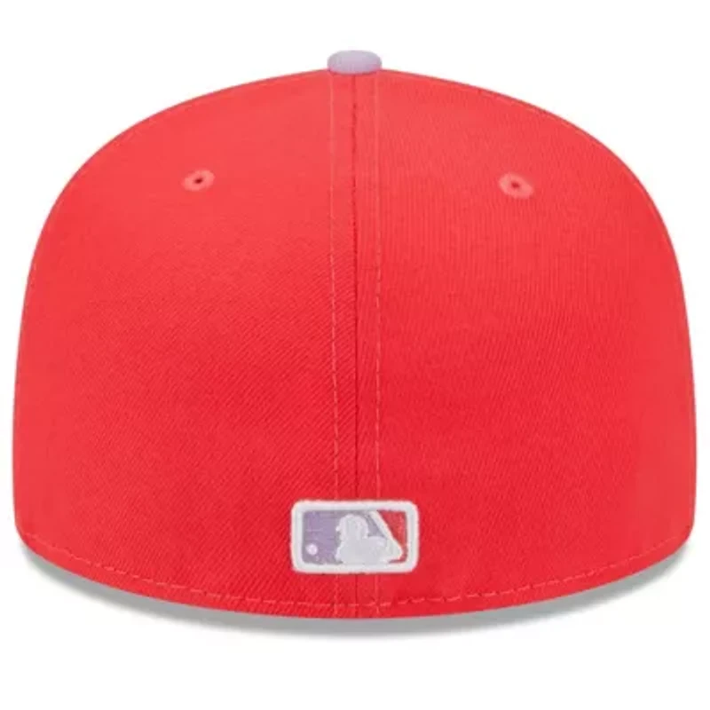 Boston Red Sox MLB Red/Lavender Spring Color Two-Tone 59FIFTY Fitted Hat