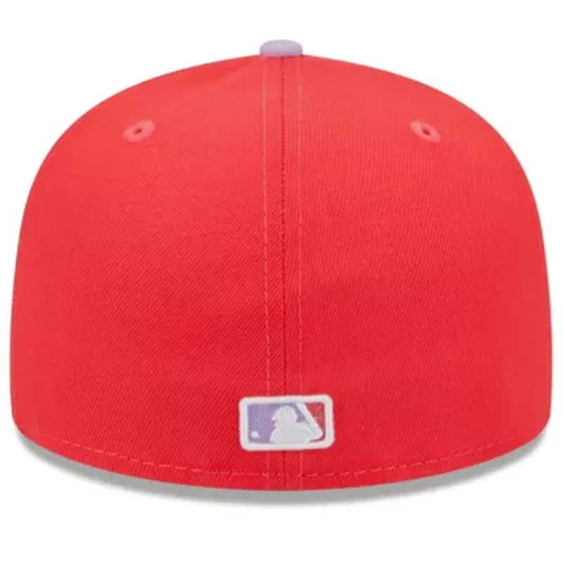 MLB Red/Lavender Detroit Tigers Spring Color Two-Tone 59FIFTY Fitted Hat