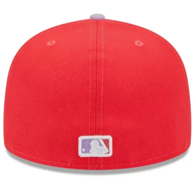 Oakland Athletics MLB Red/Lavender Spring Color Two-Tone 59FIFTY Fitted Hat