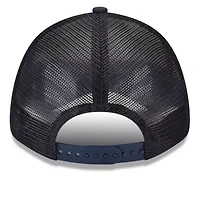 Boston Red Sox MLB White/Navy Boston Sox Team Stripe Trucker 9FORTY Snapback Hat