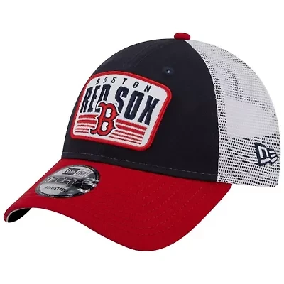 Boston Red Sox MLB Boston Sox Two-Tone Patch 9FORTY Snapback Hat