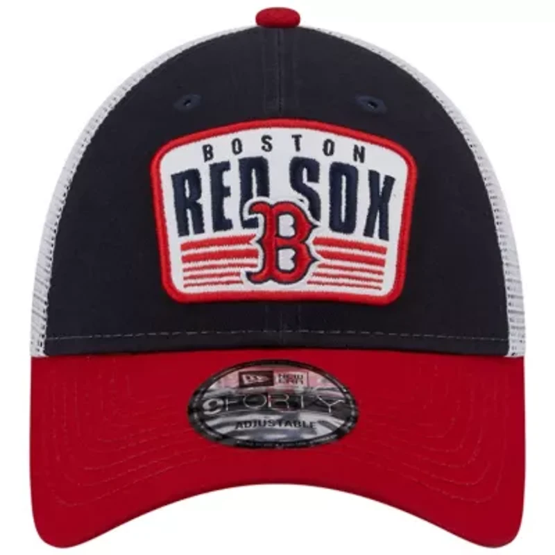 Boston Red Sox MLB Boston Sox Two-Tone Patch 9FORTY Snapback Hat