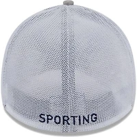 MLS Heather Gray/White Sporting Kansas City 39THIRTY Trucker Flex Hat
