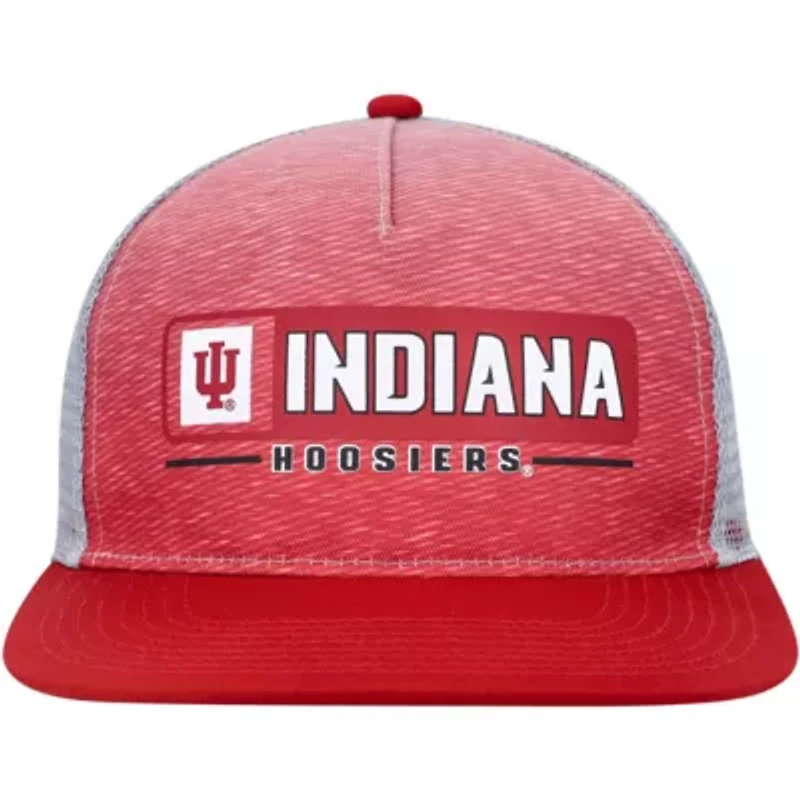 NCAA Crimson/Gray Indiana Hoosiers Snapback Hat