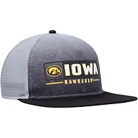 NCAA Black/Gray Iowa Hawkeyes Snapback Hat