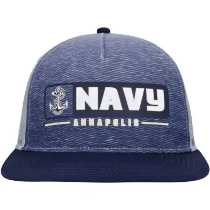 Navy Midshipmen NCAA Navy/Gray Midshipmen Snapback Hat