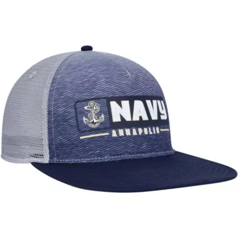 Navy Midshipmen NCAA Navy/Gray Midshipmen Snapback Hat