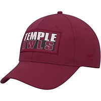 NCAA Cherry Temple Owls Positraction Snapback Hat