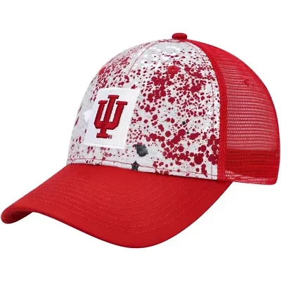 NCAA Gray/Crimson Indiana Hoosiers Love Fern Trucker Snapback Hat