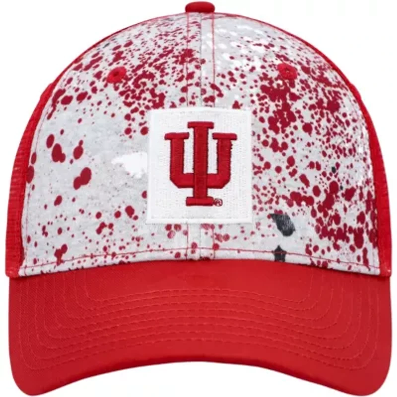 NCAA Gray/Crimson Indiana Hoosiers Love Fern Trucker Snapback Hat