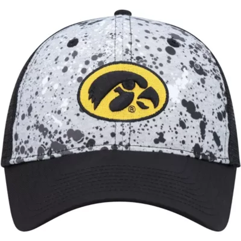 NCAA Gray/Black Iowa Hawkeyes Love Fern Trucker Snapback Hat