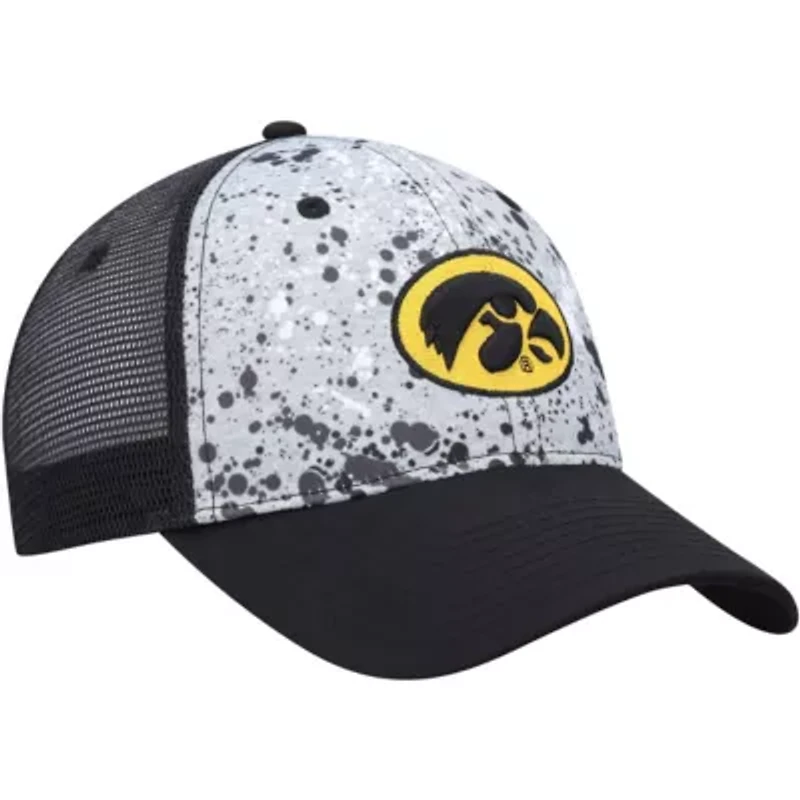NCAA Gray/Black Iowa Hawkeyes Love Fern Trucker Snapback Hat