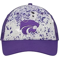 NCAA Gray/Purple Kansas State Wildcats Love Fern Trucker Snapback Hat