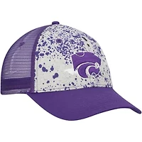 NCAA Gray/Purple Kansas State Wildcats Love Fern Trucker Snapback Hat