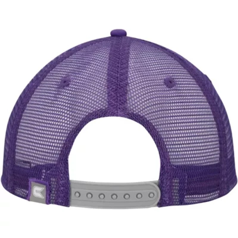 NCAA Gray/Purple Kansas State Wildcats Love Fern Trucker Snapback Hat