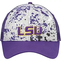 NCAA Gray/Purple LSU Tigers Love Fern Trucker Snapback Hat