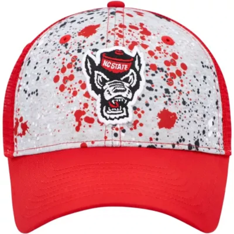 NCAA Gray/Red NC State Wolfpack Love Fern Trucker Snapback Hat