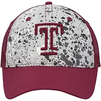 NCAA Gray/Cherry Temple Owls Love Fern Trucker Snapback Hat