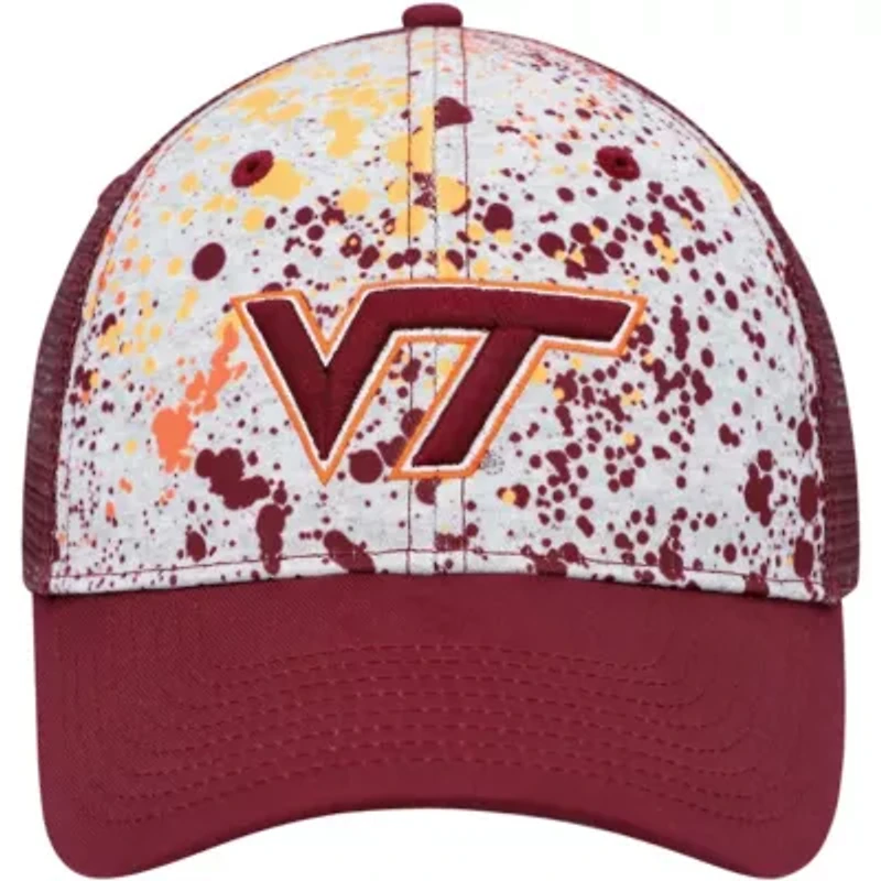 NCAA Gray/Maroon Virginia Tech Hokies Love Fern Trucker Snapback Hat