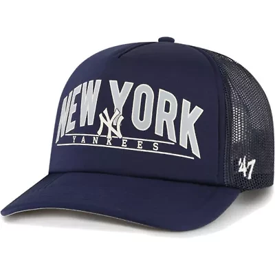 MLB New York Yankees Backhaul Foam Trucker Snapback Hat