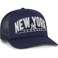 MLB New York Yankees Backhaul Foam Trucker Snapback Hat