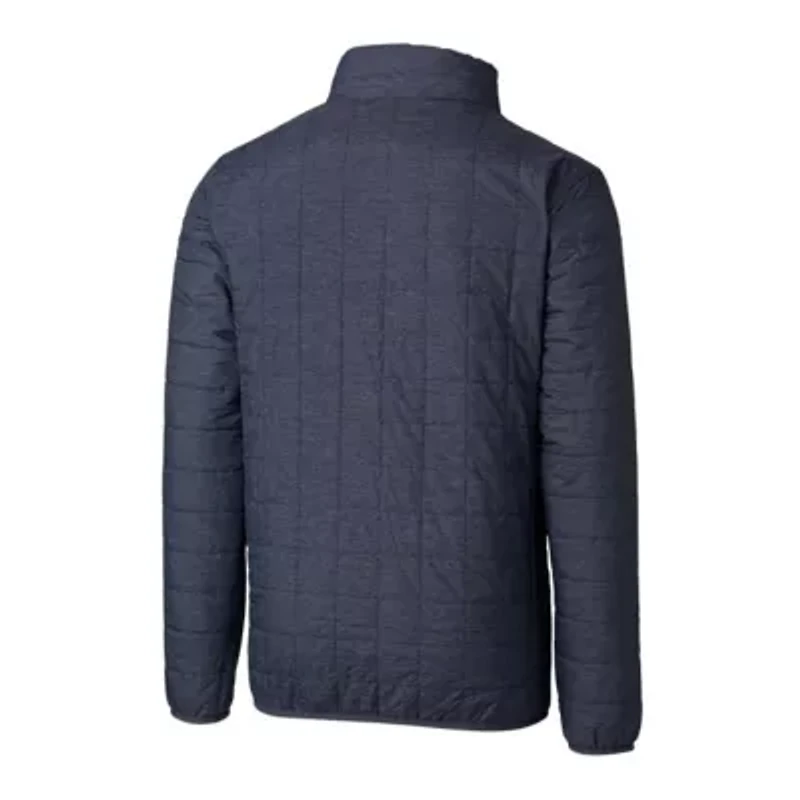 MLB Heathered New York Yankees Big & Tall Rainier Full-Zip Puffer Jacket