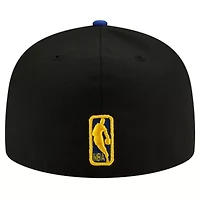 NBA Black/Royal Golden State Warriors 2-Tone 59FIFTY Fitted Hat