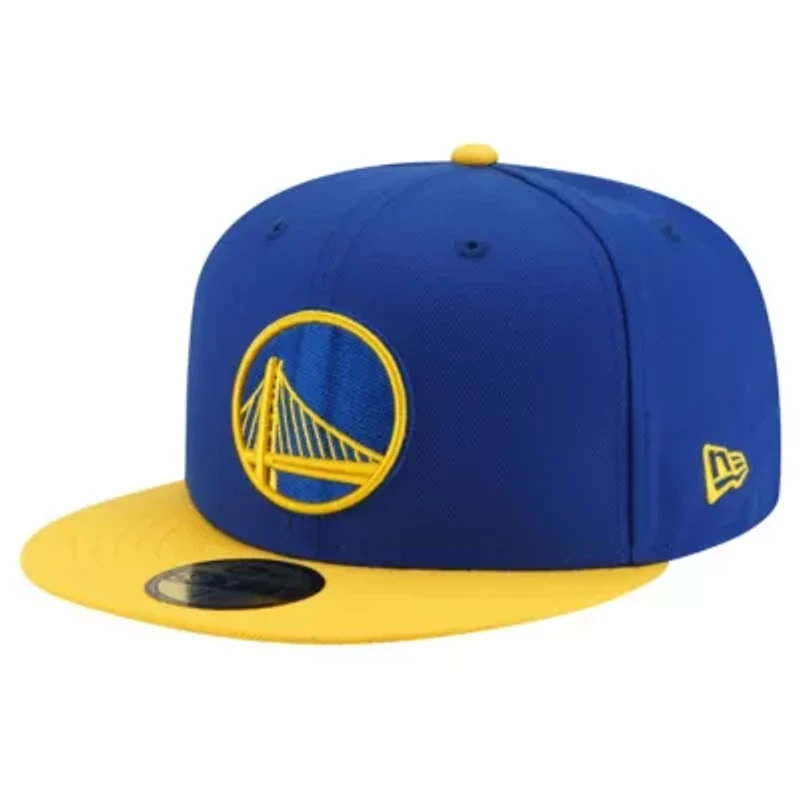NBA Royal/Gold Golden State Warriors 2-Tone 59FIFTY Fitted Hat
