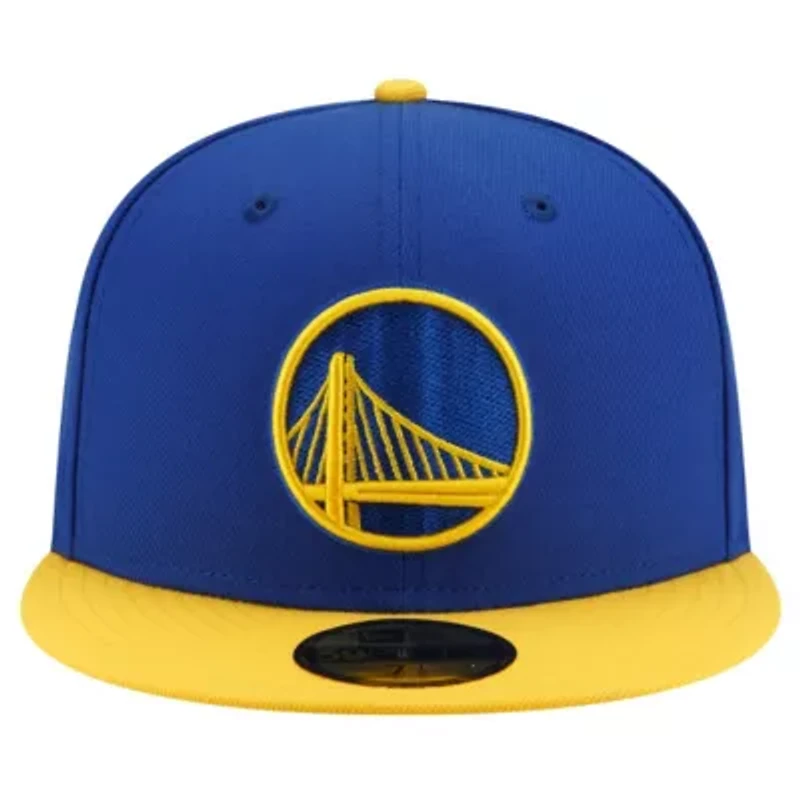 NBA Royal/Gold Golden State Warriors 2-Tone 59FIFTY Fitted Hat