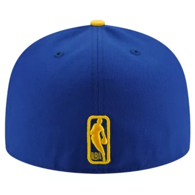 NBA Royal/Gold Golden State Warriors 2-Tone 59FIFTY Fitted Hat