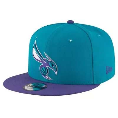 NBA Teal/Purple Charlotte Hornets Official Team Color 2Tone 9FIFTY Snapback Hat