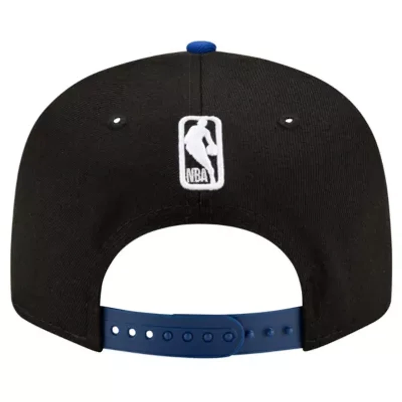 NBA Black/Royal Golden State Warriors Official Team Color 2Tone 9FIFTY Snapback Hat