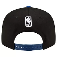 NBA Black/Royal Golden State Warriors Official Team Color 2Tone 9FIFTY Snapback Hat