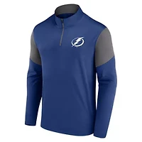 NHL Fanatics Tampa Bay Lightning Logo Quarter-Zip Top