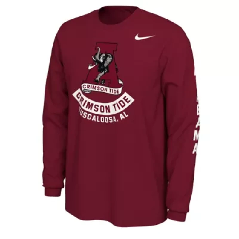 Alabama Crimson Tide NCAA Nike Team Vault Logo T-Shirt