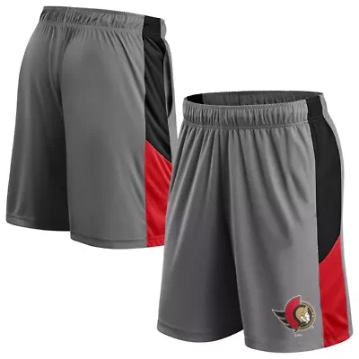 NHL Fanatics Ottawa Senators Primary Logo Shorts