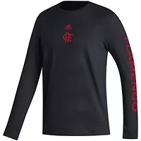 Campeonato Brasileiro Serie A CR Flamengo Team Crest Long Sleeve T-Shirt