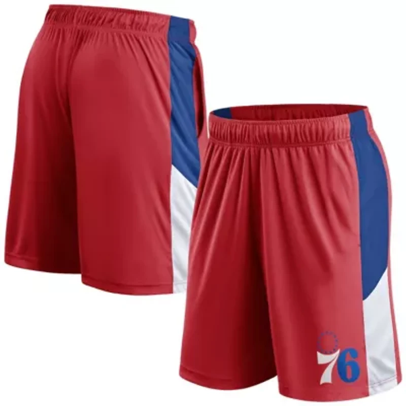 NBA Fanatics Philadelphia 76ers Practice Performance Shorts