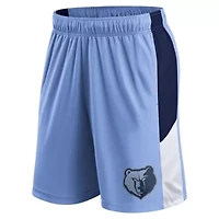 NBA Fanatics Light Memphis Grizzlies Practice Performance Shorts