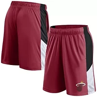 NBA Fanatics Miami Heat Practice Performance Shorts